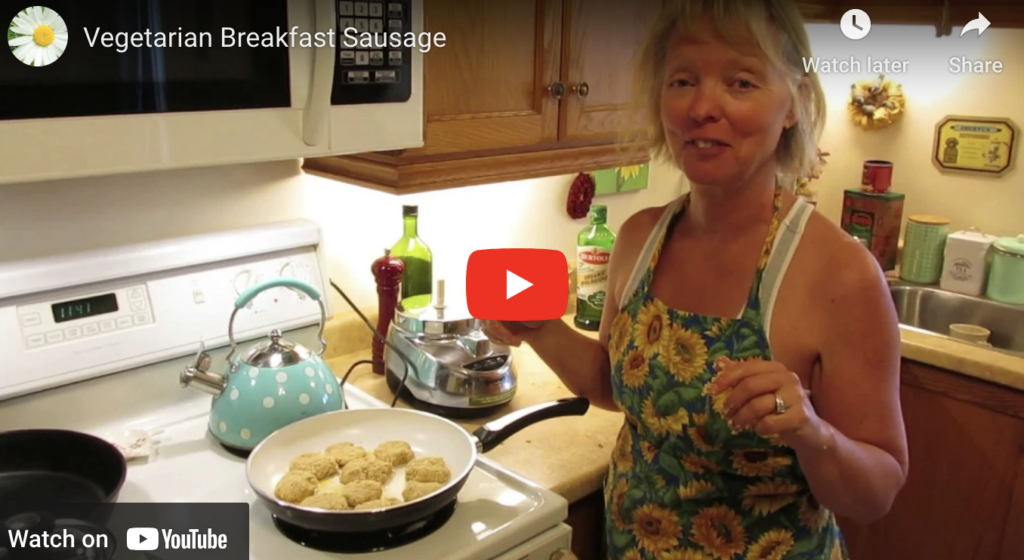 Try this vegetarian breakfast sausage to create a healthier brunch menu.